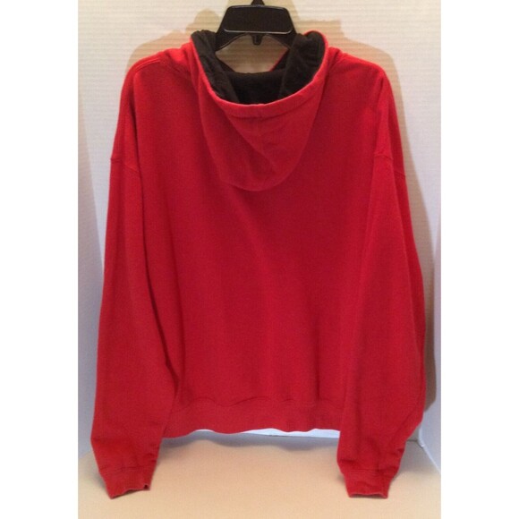 Ohio State Buckeyes Hoodie Men L Red Sweatshirt Pullover Logo Football Gorpcore - Picture 7 of 12